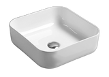 PA3939 Above Counter Basin Gloss White Fine Ceramic(Square: 390*390*137mm) — detail 2
