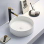 PA3911MW Ultra Slim Matt White Fine Ceramic Basin(Round: 394*394*115mm)