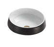 PA4343BW Above Counter Basin Black and White Art Basin(Round: 410*410*145mm)