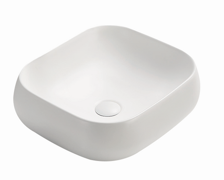 PA4540MW Above Counter Basin Matt White Fine Ceramic(Square: 450*400*145mm) — detail 2