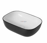 PA4632BW Above Counter Fine Ceramic Basin(Rectangle: 460*320*135mm)