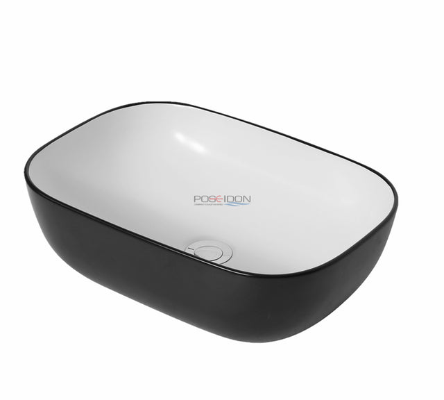 PA4632BW Above Counter Fine Ceramic Basin(Rectangle: 460*320*135mm)