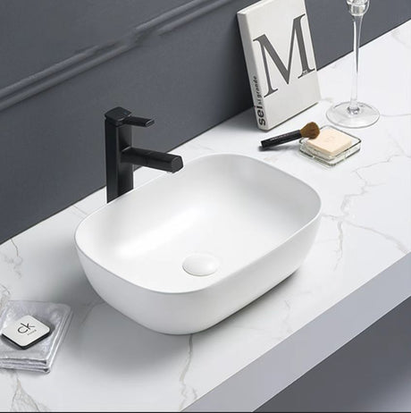 PA4632MW Above Counter Basin Ultra Slim Fine Ceramic(Rectangle: 460*320*135mm)