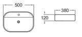 PA5038TH Above Counter Basin(Oval: 500*380*120mm) — detail 3