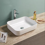 PA5039 Gloss White Fine Ceramic Basin(Rectangle: 500*390*130mm)