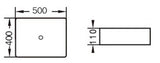 PA5040 Above Counter Basin(Rectangle: 500*400*110mm) — detail 2