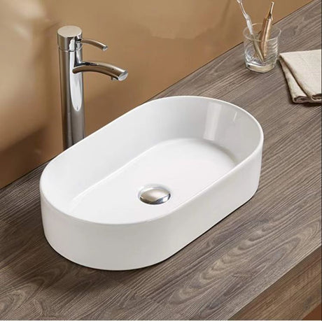 PA5230MW Matt White Fine Ceramic Basin(Oval: 525*300*115mm)
