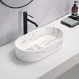 PA5230CRA Above Counter Basin White Carrara Ceramic(Oval: 525*300*115mm)
