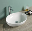 PA5239 Ultra Slim Gloss White Fine Ceramic Basin(Oval: 520*395*130mm)