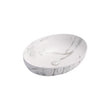 PA5239M2 Above Counter Basin Matte White Carrara With Gold Vein(Round: 500*395*130mm)