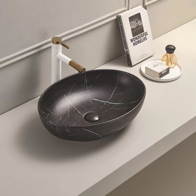 PA5239MBM Above Counter Fine Ceramic Basin(Oval: 500*395*130mm)