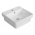 PI4141-TH Insert Basin Gloss White Fine Ceramic(Square: 410*410*130mm)