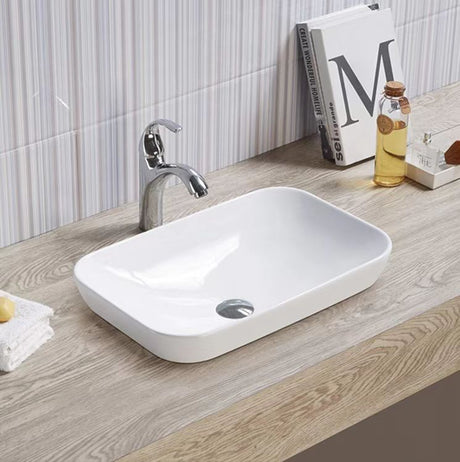 PI5134 Gloss White – Inserted Basin (Rectangle: 520*340*155mm)