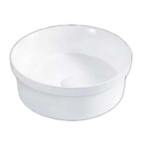PIS3636 Gloss White Fine Ceramic – Insert Basin(Round: 360*360*120mm)
