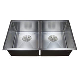 304 Double Stainless Steel Sink（PKS-775DR）775*450*220mm — detail 2
