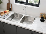 304 Double Stainless Steel Sink（PKS-775DR）775*450*220mm