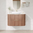 Vito Artis-D Wall-Hung PVC Curved Vanity with Soft-Close Drawers 600/750/900/1200/1500