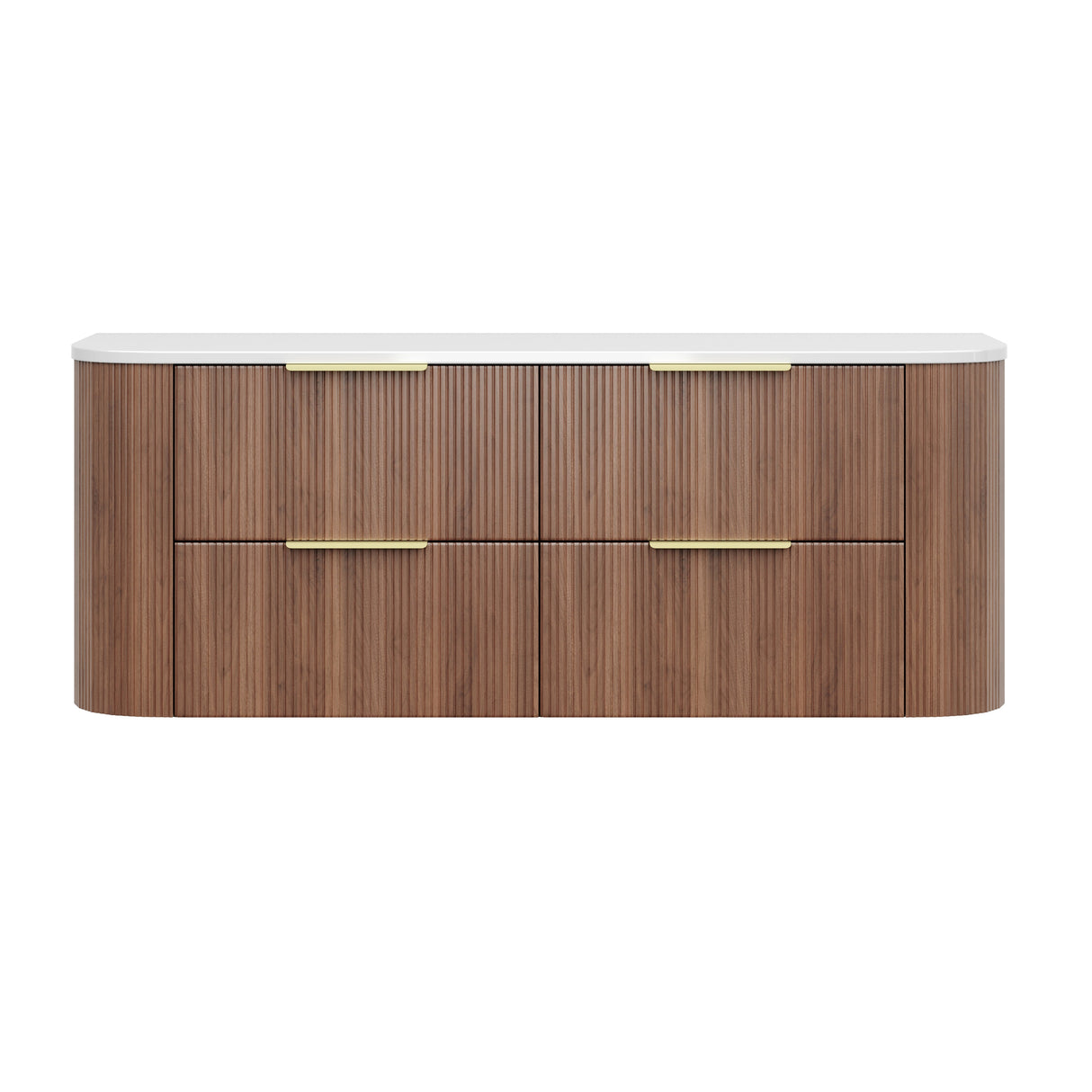 Vito Artis-D Wall-Hung PVC Curved Vanity with Soft-Close Drawers 600/750/900/1200/1500 — detail 18