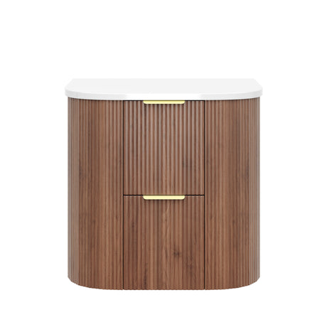 Vito Artis-D Wall-Hung PVC Curved Vanity with Soft-Close Drawers 600/750/900/1200/1500 — detail 6