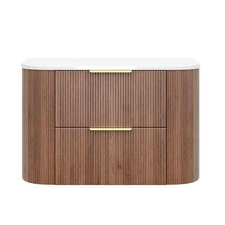 Vito Artis-D Wall-Hung PVC Curved Vanity with Soft-Close Drawers 600/750/900/1200/1500 — detail 12