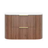 VITO ARTIS Fluted Curved Vanity with soft closing drawers 600-900mm — detail 8