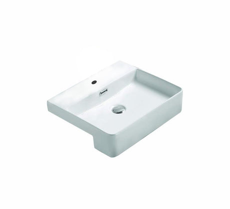 PSR5042 Gloss White – Inserted, Semi Recess  Basin(Rectangle: 505*420*130mm) — detail 2