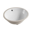 PU3434 Gloss White – Under Counter Basin(Round: 340*340*190mm)