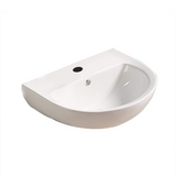 PW5443B Gloss White – Wall Hung Basin(Oval: 550*440*140 mm) — detail 3