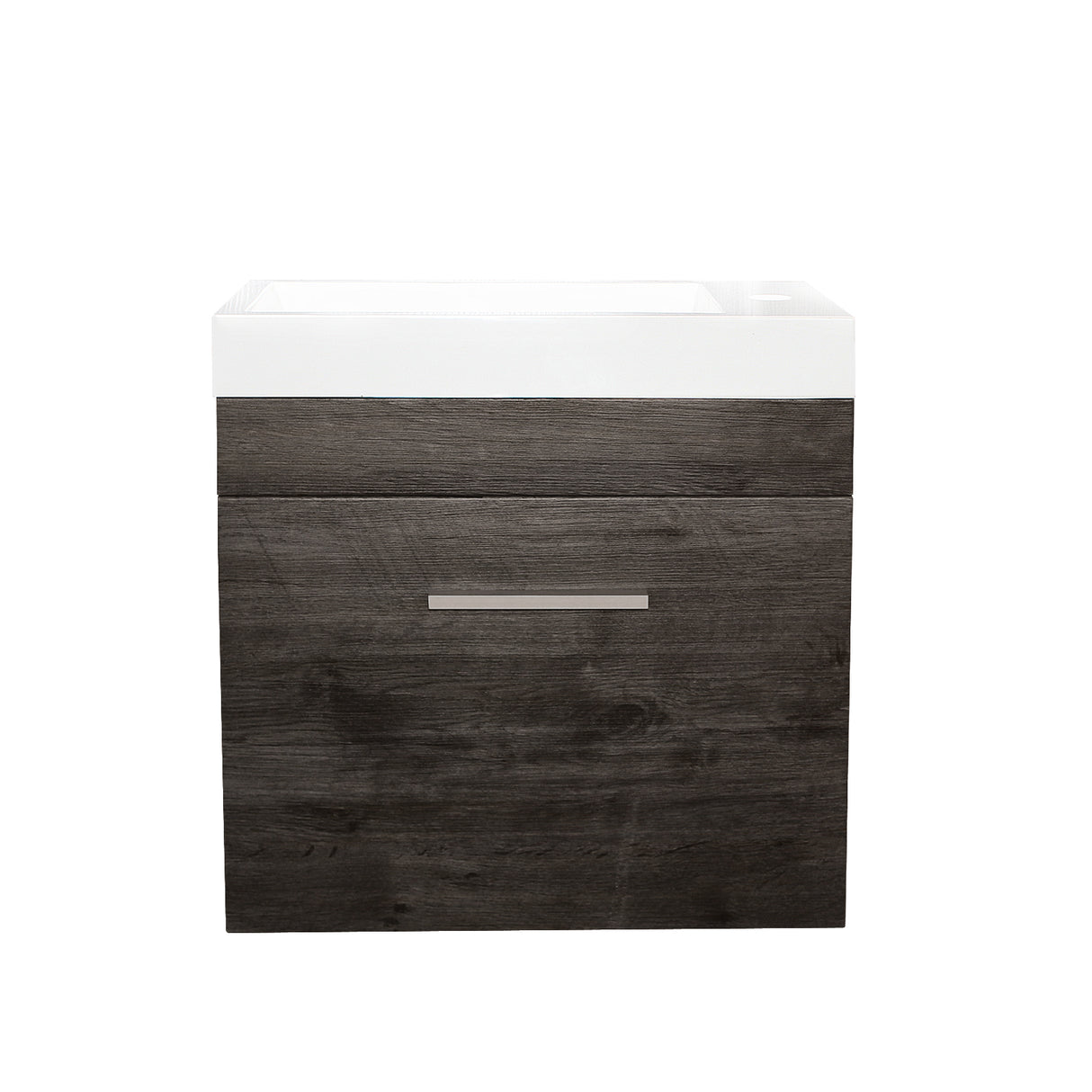 Qubist Dark Grey Wall-Hung MDF Vanity Q5025DG-CTR