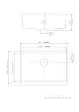 Quartz Undermount Kitchen Sink 660*460*225mm (QZ6646-MB) — detail 2