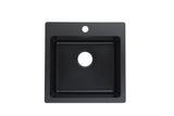 Quartz Top mount laundry tub 590*525*232mm (QZ5952) — detail 2