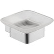 Rosa Soap Dish Glass Chrome Chrome
