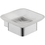 Rosa Soap Dish Glass Chrome Chrome