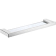 Rosa Shelf Glass Chrome Chrome