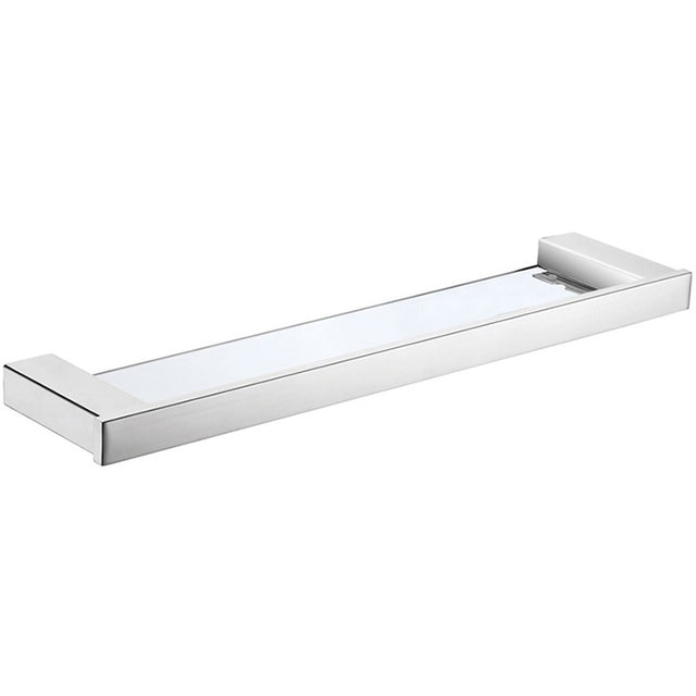 Rosa Shelf Glass Chrome Chrome