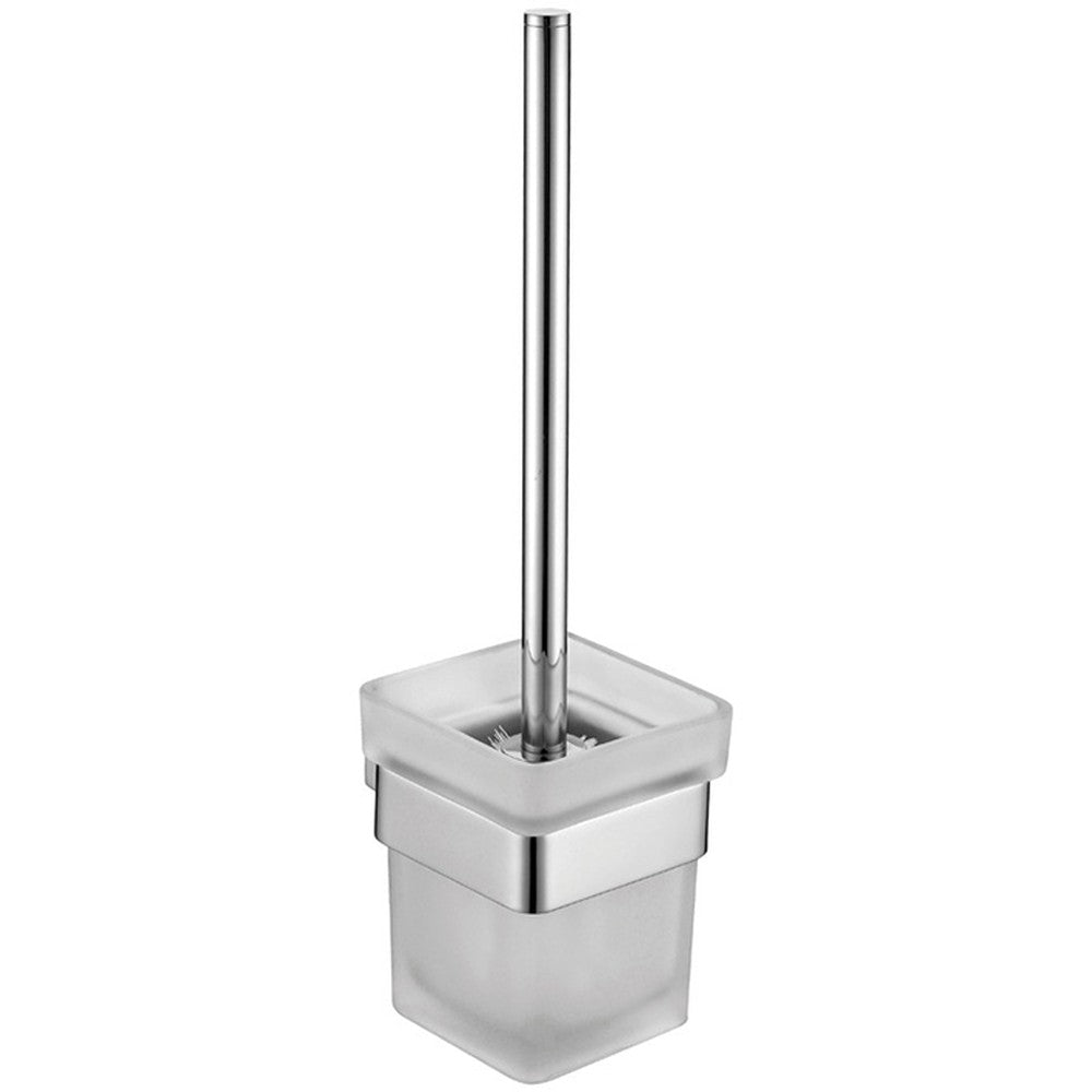 Rosa Toilet Brush Holder Chrome Chrome