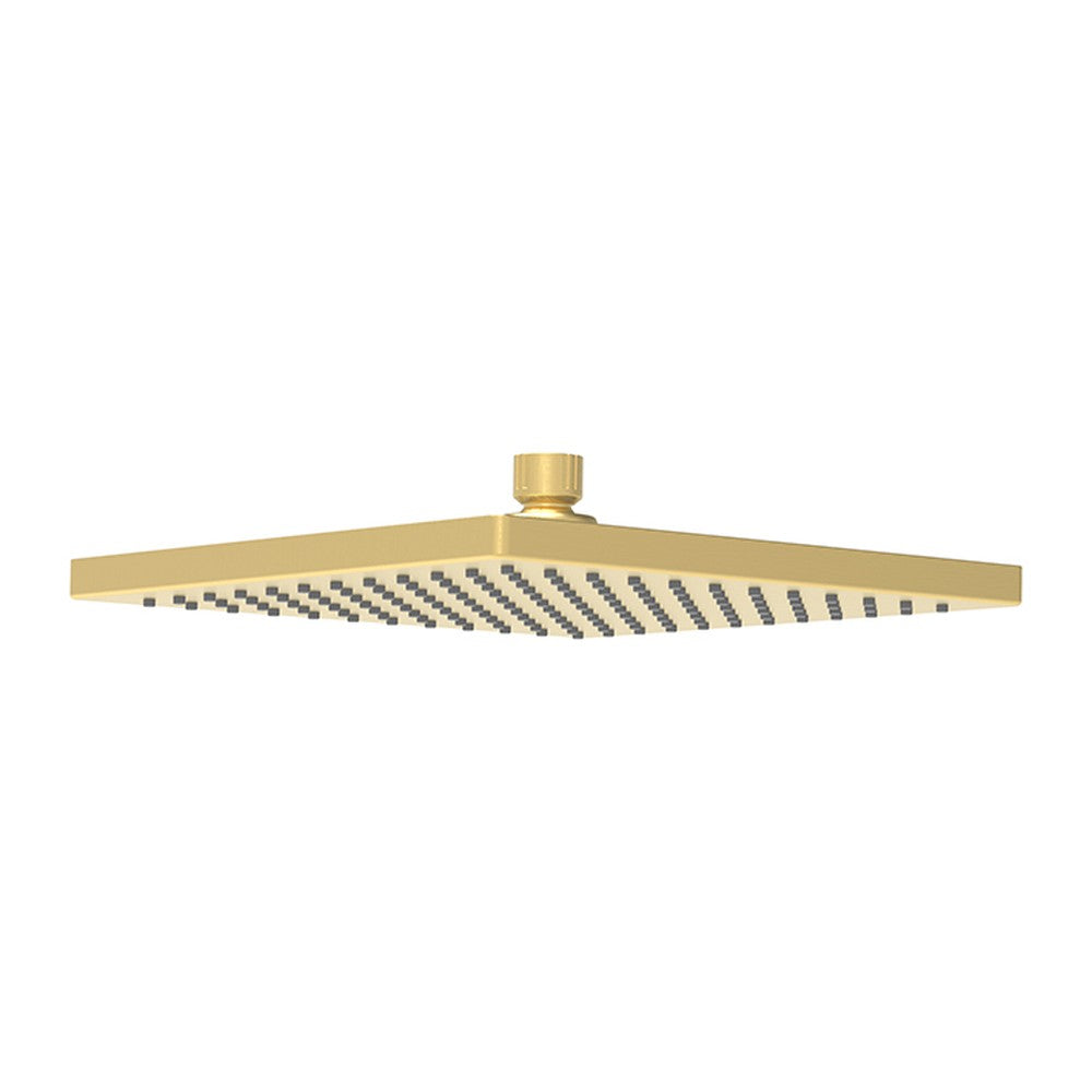 Rosa Shower Head Square Brushed Gold 200mm Brushed Gold