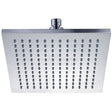 Rosa Shower Head Square Chrome 200mm Chrome