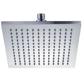 Rosa Shower Head Square Chrome 200mm Chrome