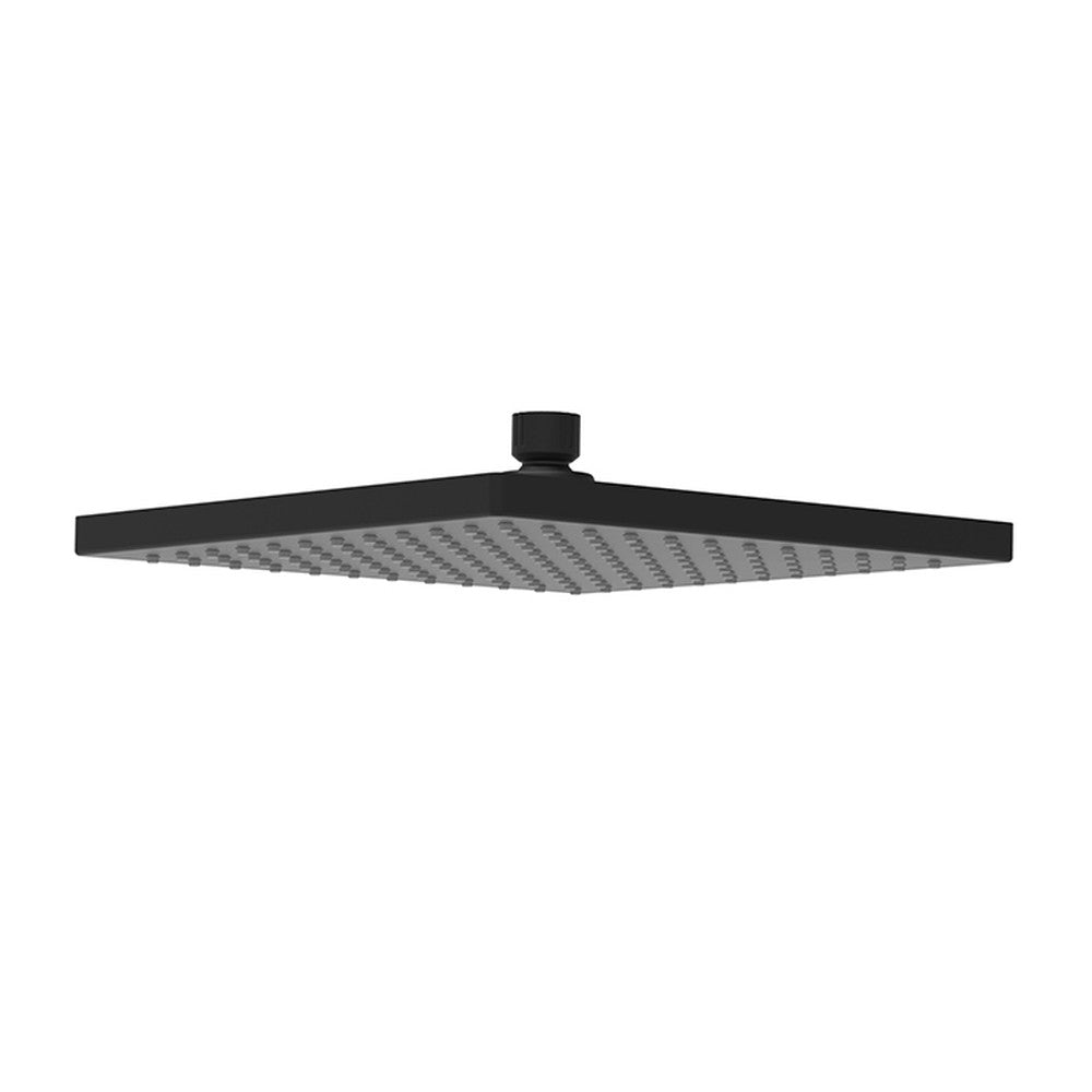Rosa Shower Head Square Matt Black 250mm Matt Black