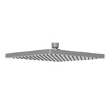Rosa Shower Head Square Gunmetal 250mm Gun Metal