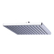 Rosa Shower Head Square Chrome 250mm Chrome