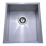Rosa Single Bowl Above / Undermount Sink  340mm Chrome