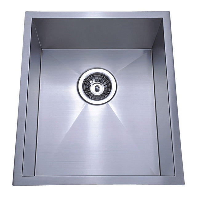 Rosa Single Bowl Above / Undermount Sink  340mm Chrome