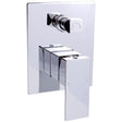 Rosa Wall Mixer Diverter Chrome Chrome