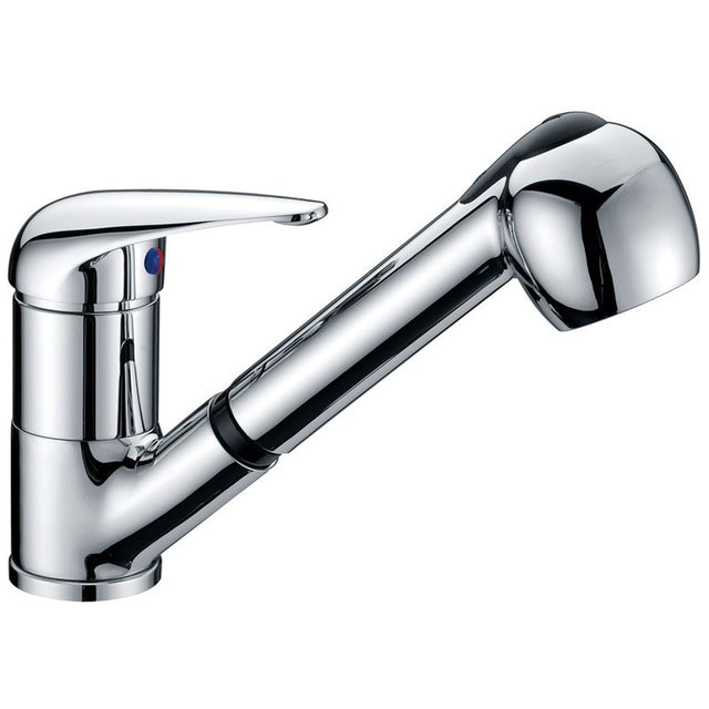Ruby  Slim Rectangle Handle  Pull-Out Sink Mixer Lead Free Chrome