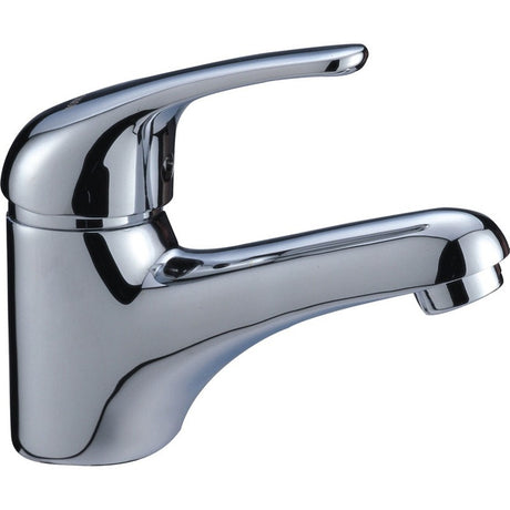 Ruby  Slim Rectangle Handle  Basin Mixer 35 mm Lead Free Chrome