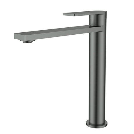 Ruki High Rise Basin Mixer Gunmetal Lead Free Gun Metal