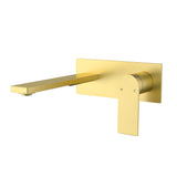 Ruki Wall  Basin Mixer Set Brushed Gold Lead Free Brushed Gold