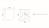 Toilet Seat Cover Set For Toilet Ranges SC1064-5.5/SC1064MW-5.5/SC1064MB-5.5 — detail 10